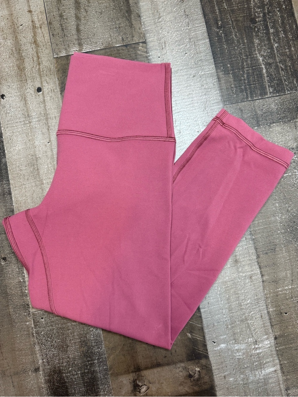 Lululemon Align Crop 21” Misty Merlot size 6
